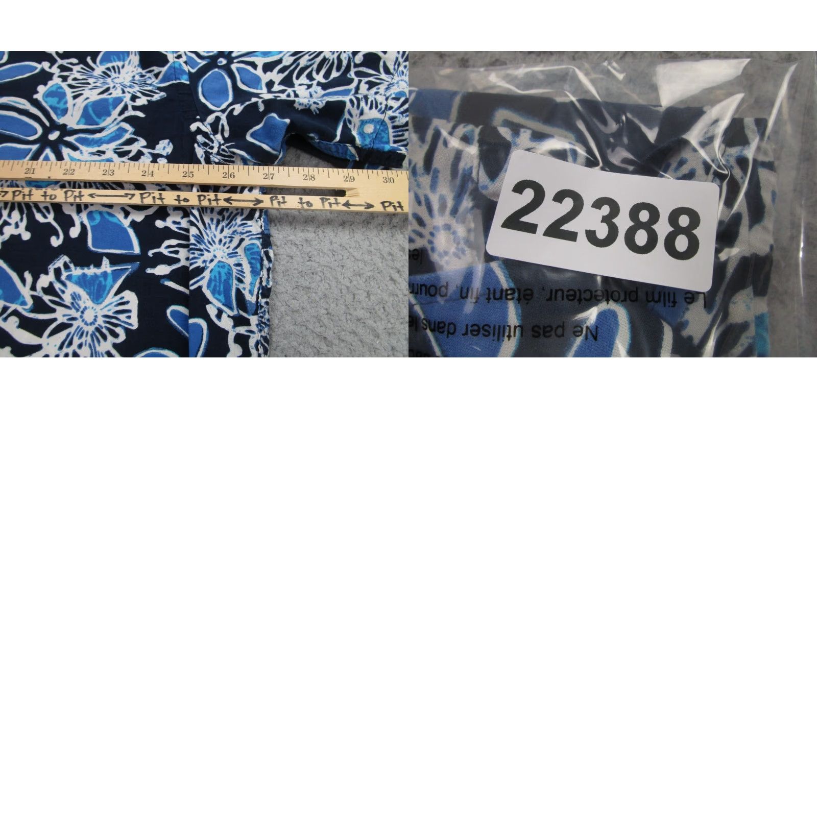 Izod VINTAGE Izod Shirt Mens XL Blue Floral Classic Hawaiian Short Sleeve Camp Button Front Size US XL / EU 56 / 4 - 8 Thumbnail