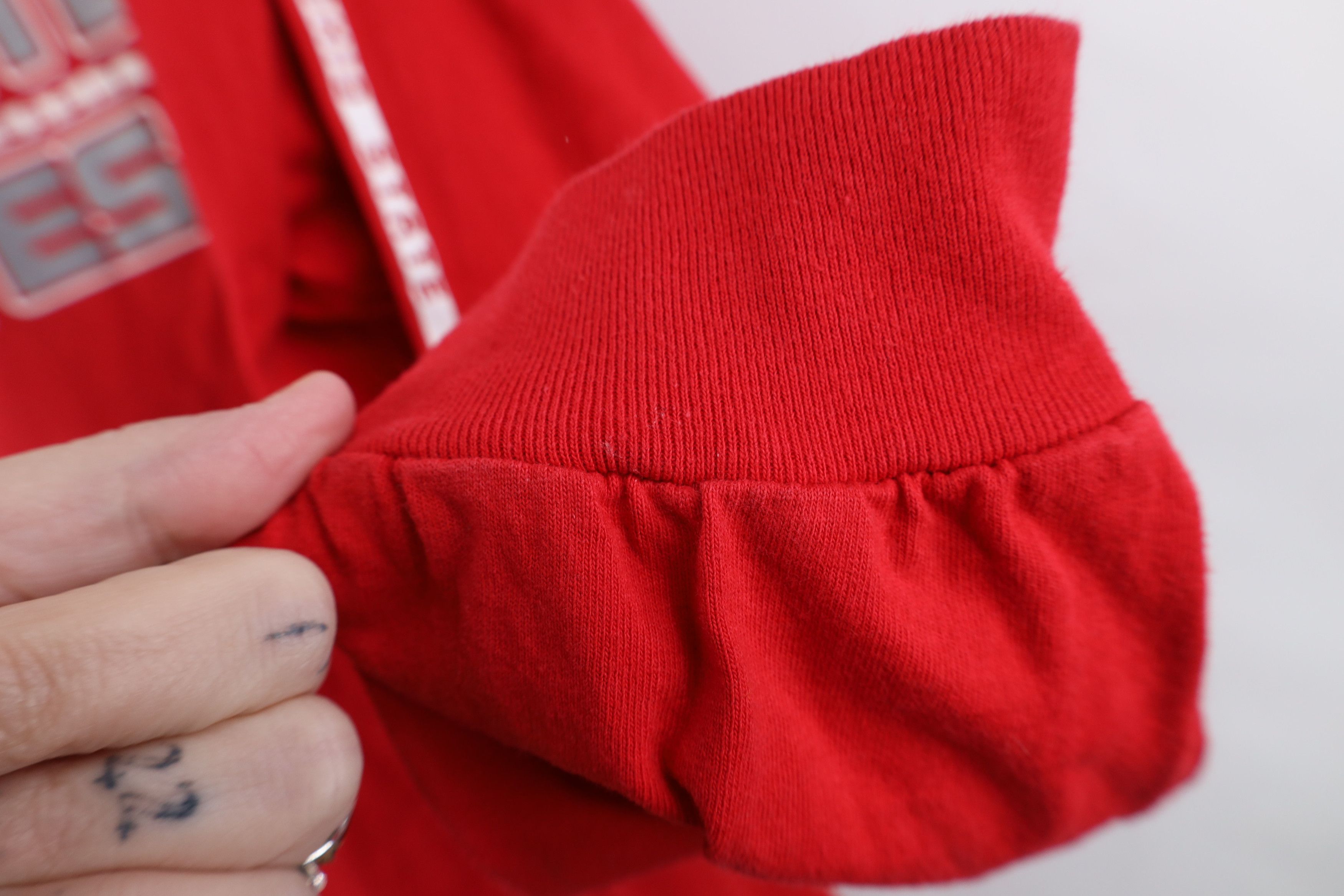 Vintage Vintage Ohio State University Long Sleeve T-Shirt Red Cotton Size US L / EU 52-54 / 3 - 9 Thumbnail