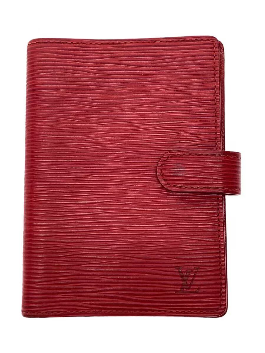 Louis Vuitton Louis Vuitton Epi Agenda PM Leather Plain Red Size ONE SIZE - 1 Thumbnail