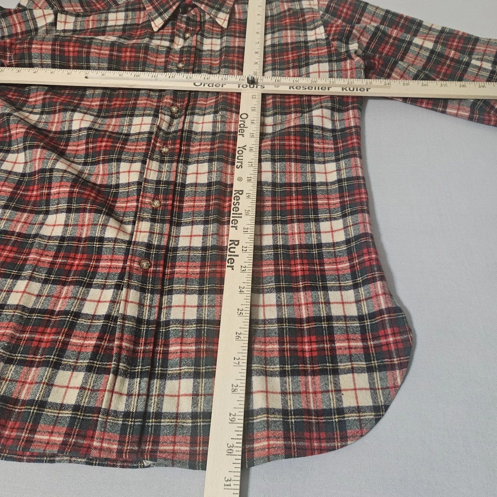 Pendleton 60s Pendleton Stewart TARTAN Shirt L Wool Flannel USA VTG Size US L / EU 52-54 / 3 - 5 Thumbnail
