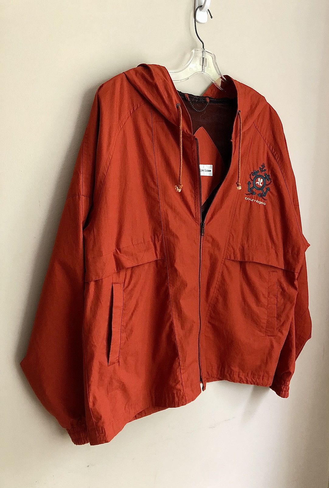 Andre Courreges × Courreges Courrèges Homme Vintage Burnt Orange Nautical Logo Jacket Size US L / EU 52-54 / 3 - 6 Thumbnail