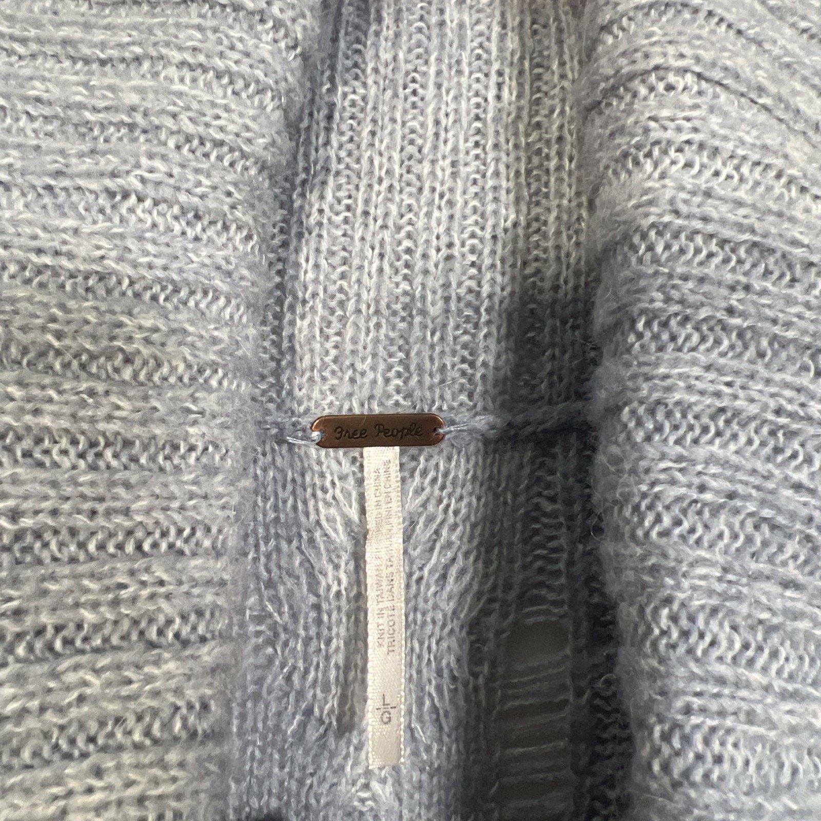 Free People Free People SHE'S ALL THAT Alpaca Blend Turtleneck Size L / US 10 / IT 46 - 2 Thumbnail