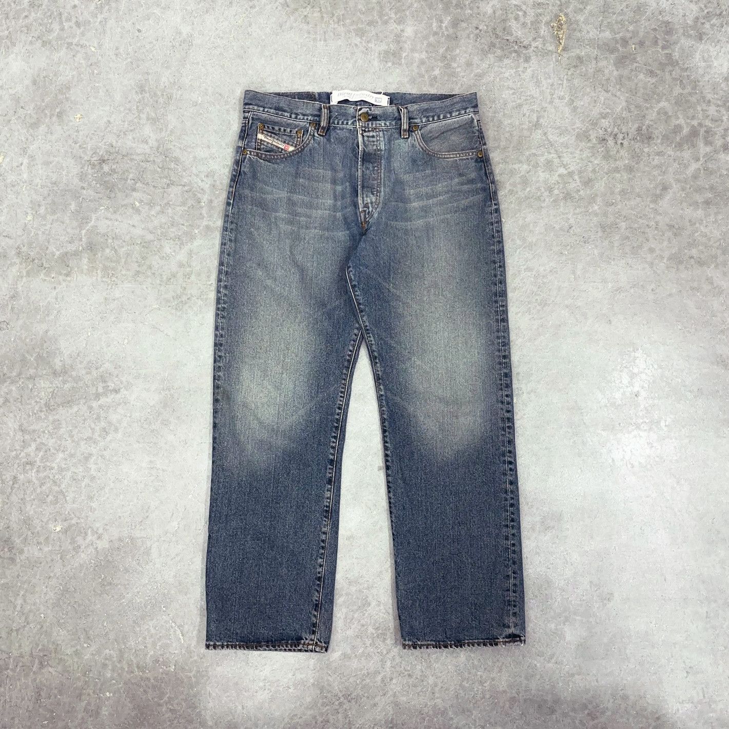 Diesel Vintage Y2K Diesel Straight Leg Button Fly Jeans Size US 34 / EU 50 - 1 Thumbnail