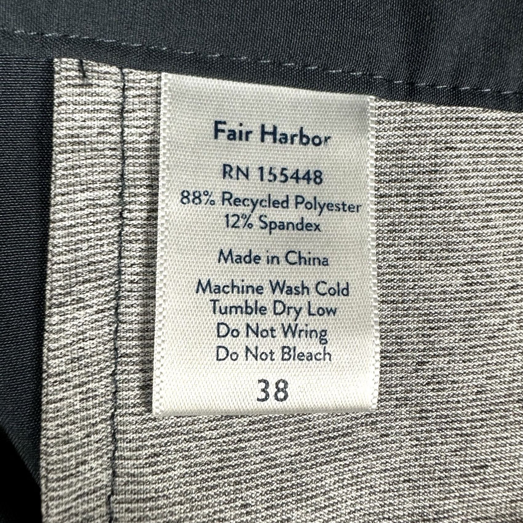 Vintage Fair Harbor Shorts Mens 38 Blue Swim Hybrid Drawstring Stretch EUC Size US 38 / EU 54 - 6 Thumbnail