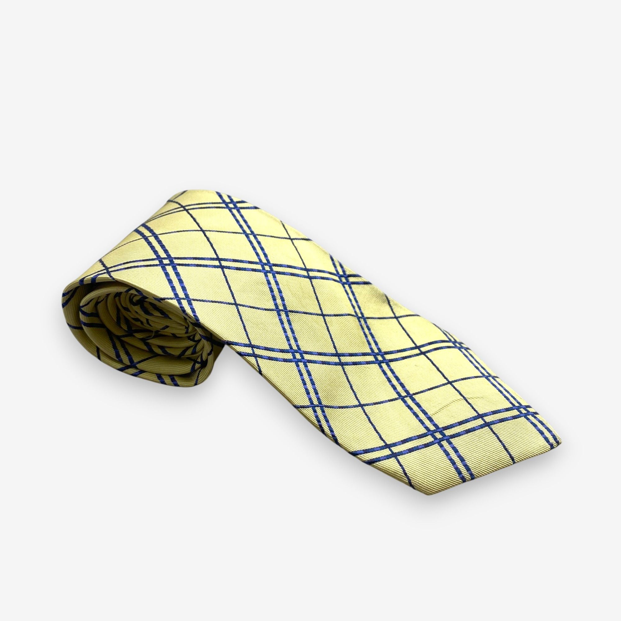 Japanese Brand Vintage Yves Saint Laurent SILK Necktie Cravate Pure Silk Size ONE SIZE - 1 Thumbnail
