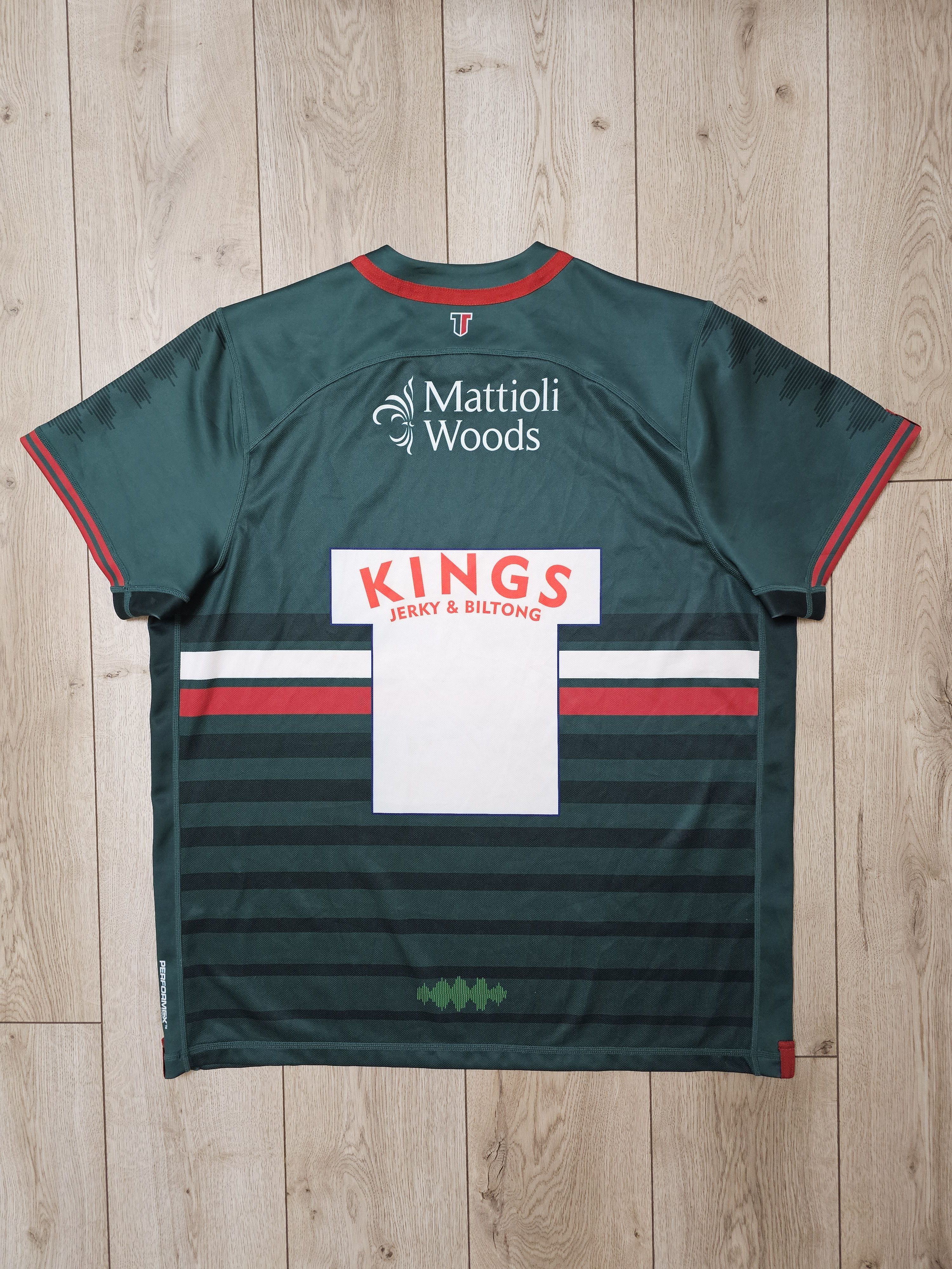 All Sport LEICESTER TIGERS RUGBY JERSEY ENGLAND RUGBY UNION JERSEY 5XL Size US XXL / EU 58 / 5 - 2 Thumbnail