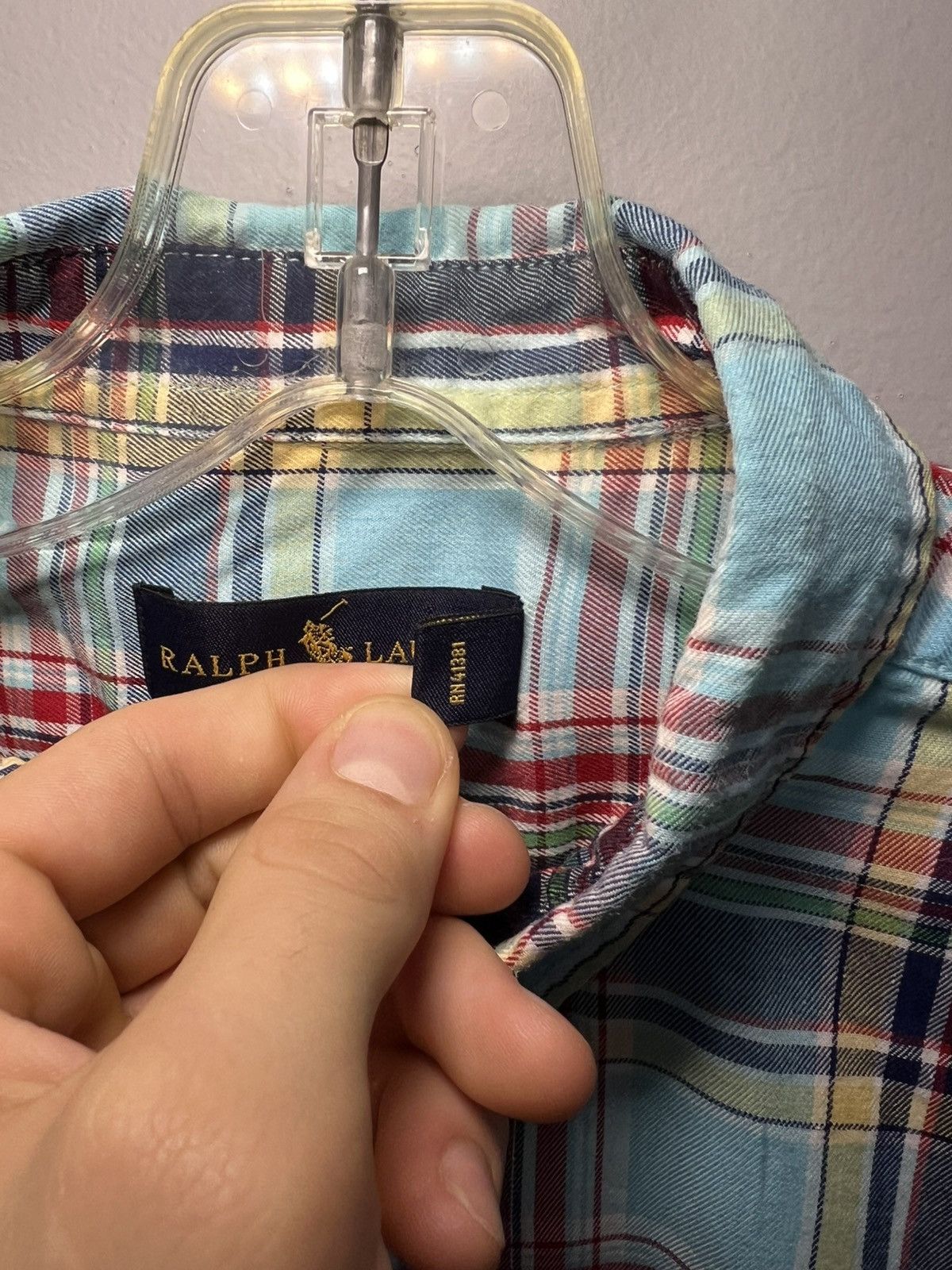 Polo Ralph Lauren Vintage Polo Ralph Lauren multi colour plaid button up shirt Size US XL / EU 56 / 4 - 4 Thumbnail