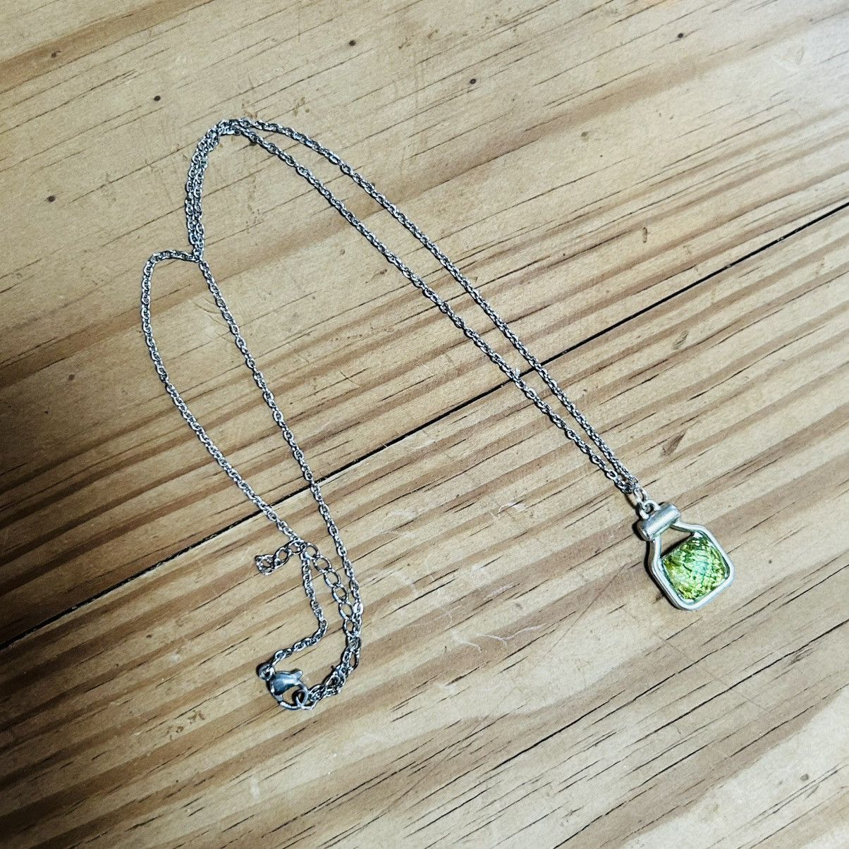 Handmade Handcrafted salvaged vintage faceted glass dome necklace Size ONE SIZE - 7 Thumbnail