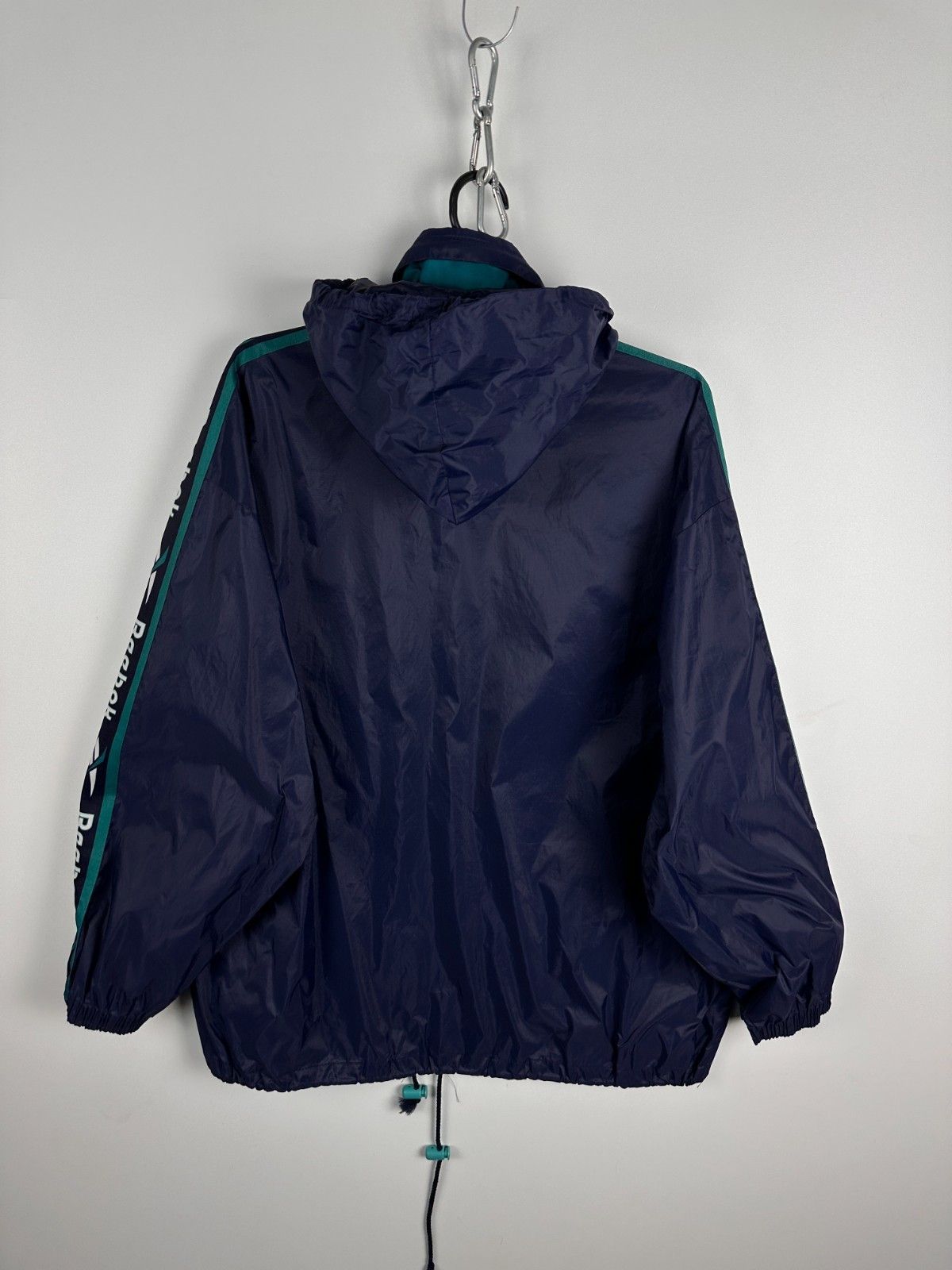Reebok Vintage Reebok Windbreaker Jacket Striped Blue Mens Size M Size US M / EU 48-50 / 2 - 7 Thumbnail