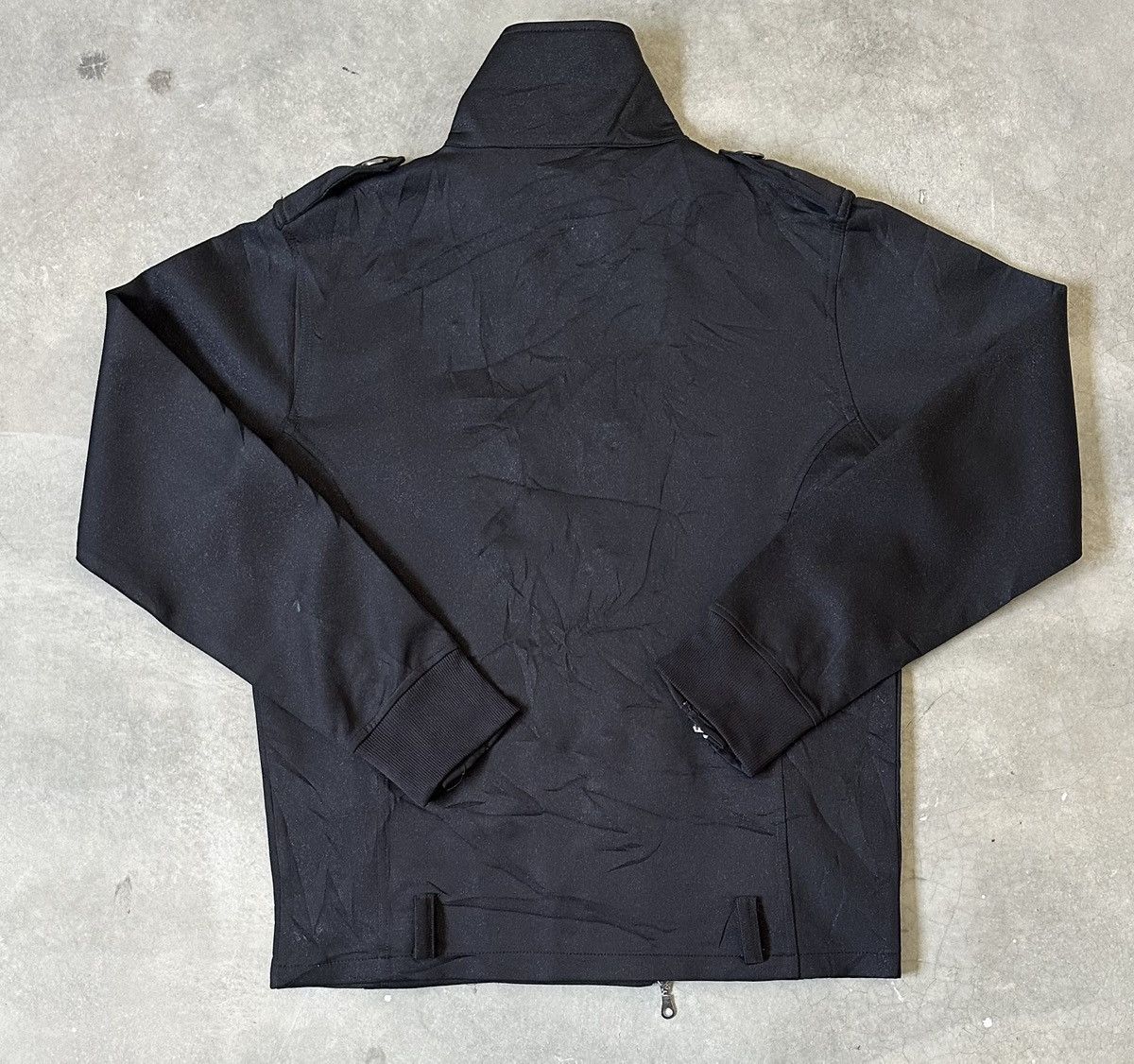 VINTAGE PUNK BONDAGE ASYMMETRICAL POLYSTER JACKET