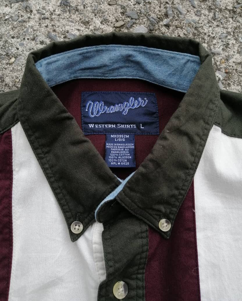 Wrangler Wrangler Navajo Button Downs Longsleeve Shirt Size US L / EU 52-54 / 3 - 9 Thumbnail