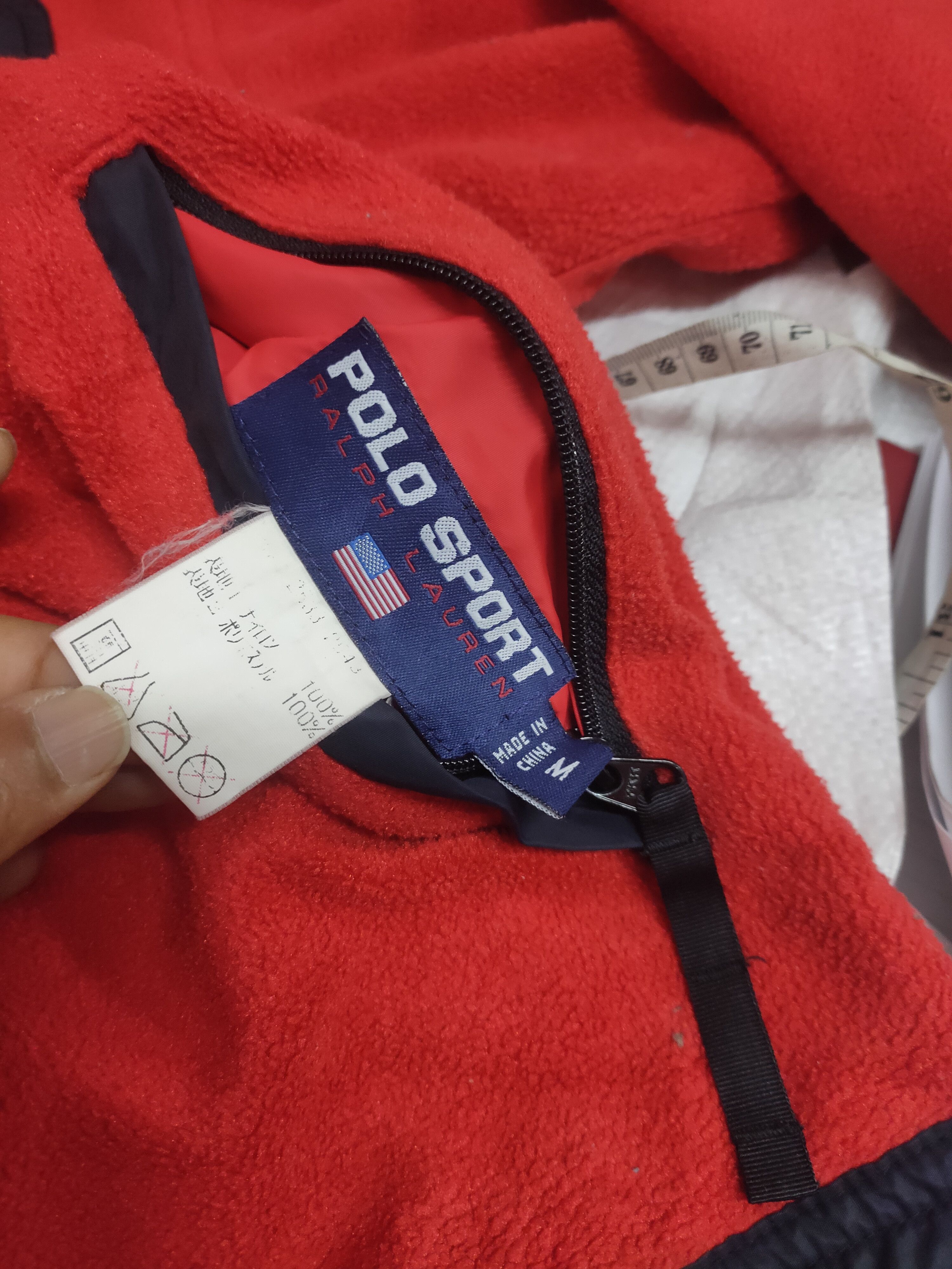 Polo Ralph Lauren × Vintage 90's Polo sport Ralph Lauren Reversible jacket Size US M / EU 48-50 / 2 - 10 Thumbnail