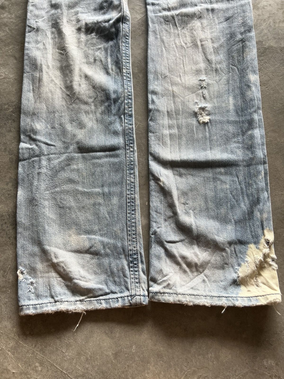 Diesel distressed diesel industry denim splatter bleach sick washed Size US 33 - 22 Thumbnail