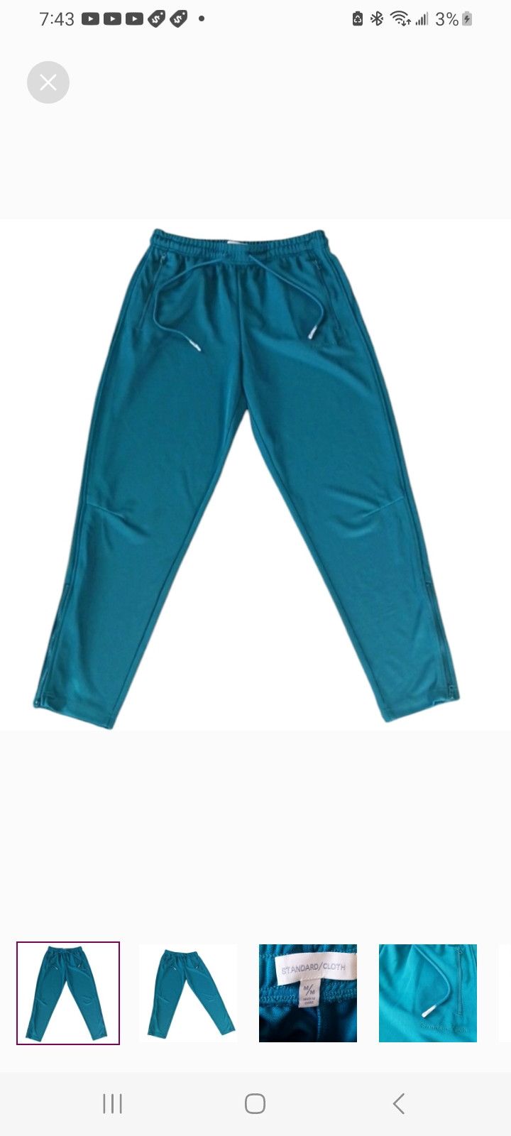 Standard Cloth Standard/Cloth Stretch Jogger Pants Size US 32 / EU 48 - 1 Thumbnail