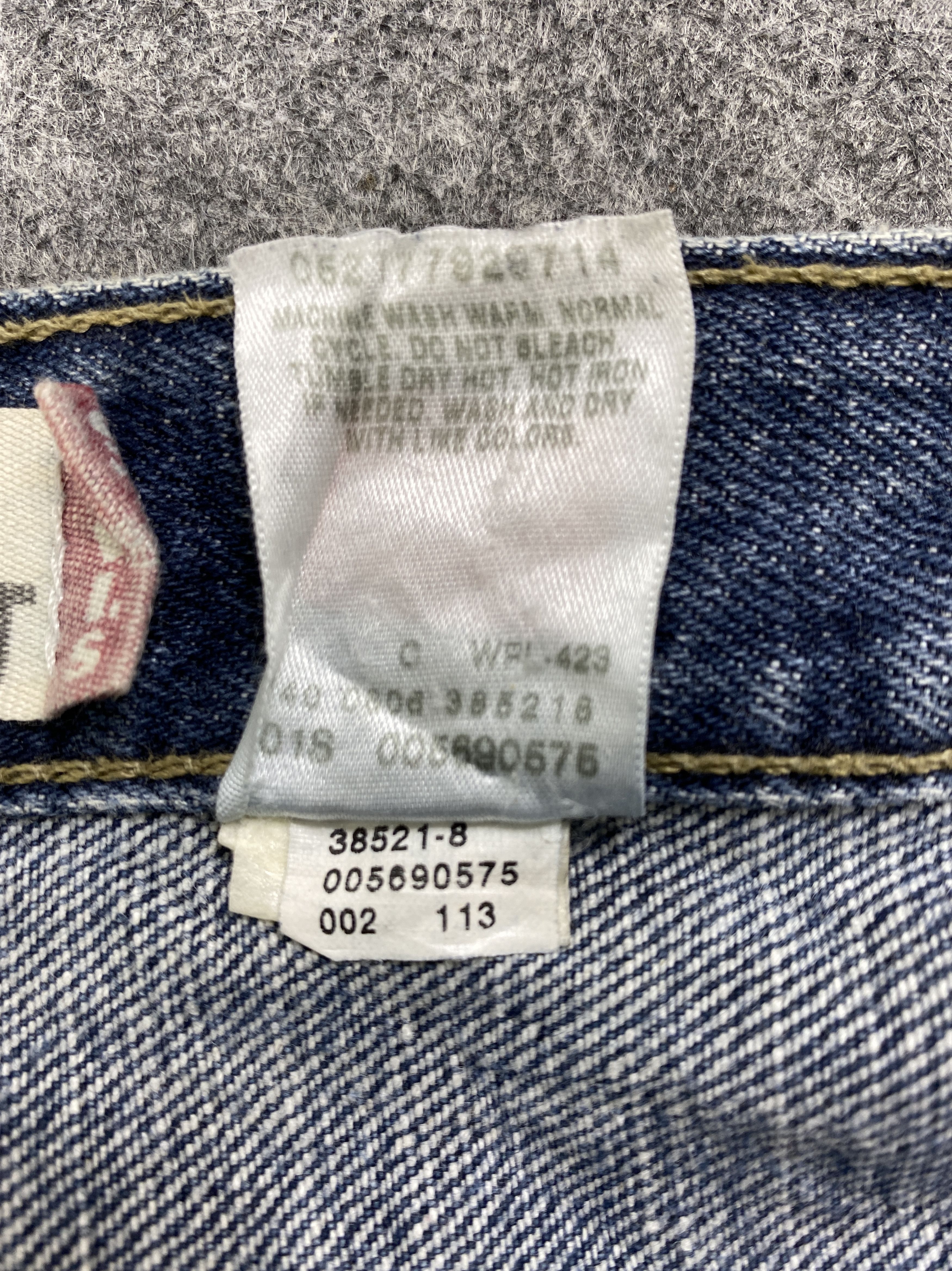 Levi's Blue Distressed Vintage Levi's 569 36x32.5 Denim -SJ017 Size US 36 / EU 52 - 9 Thumbnail