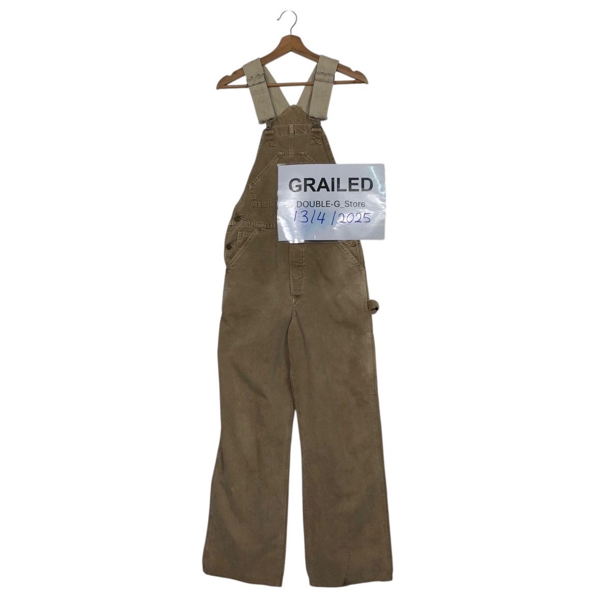 Carhartt 📌Vintage Detroit Chore Worker Duck Canvas Coverall Carhartt Size US 30 / EU 46 - 1 Thumbnail