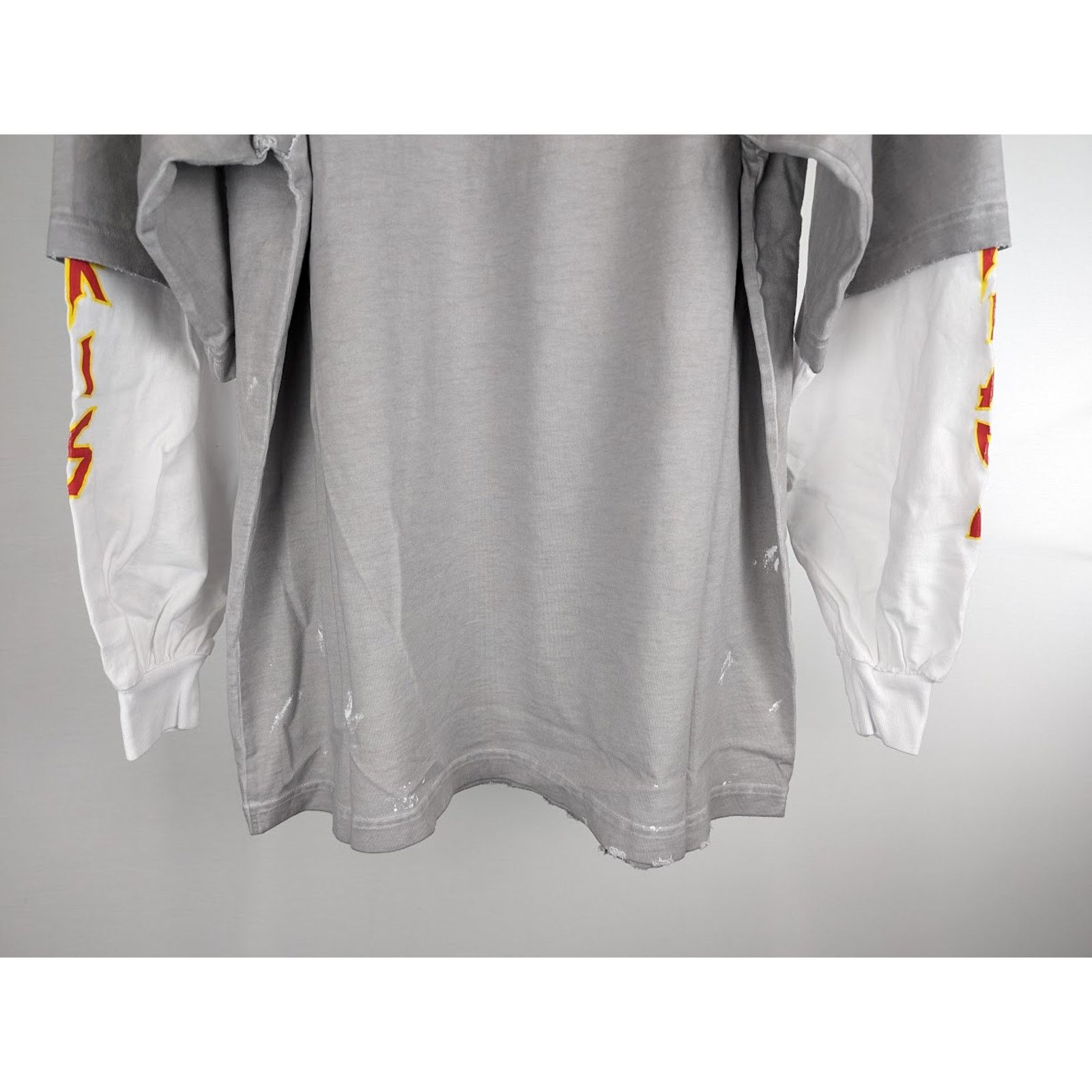 Balenciaga o1rshd1 Long Sleeve T-Shirt in Gray Size US M / EU 48-50 / 2 - 16 Thumbnail