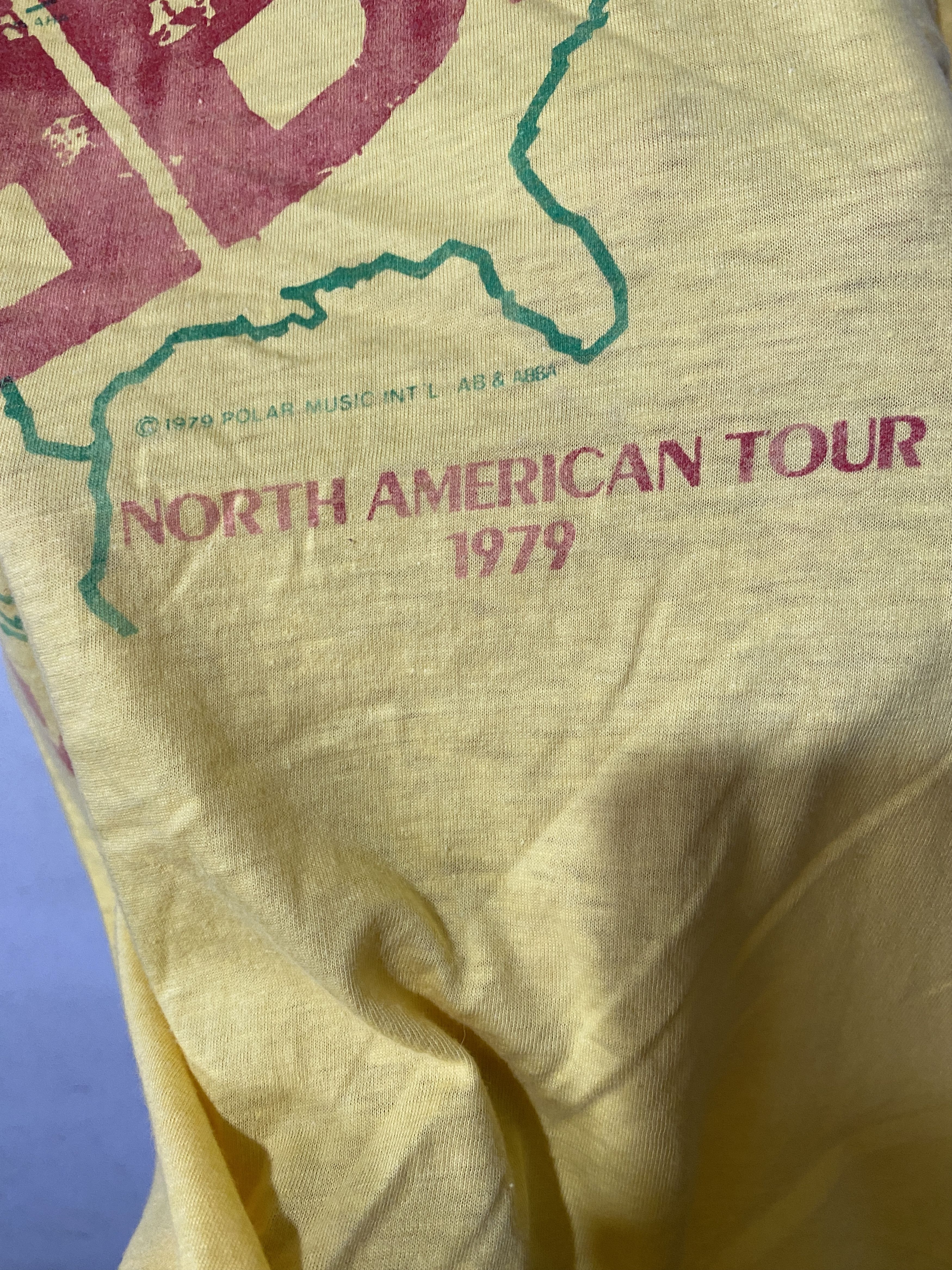 Band Tees × Vintage Vintage 1979 ABBA North American Tour Shirt Size US S / EU 44-46 / 1 - 3 Thumbnail