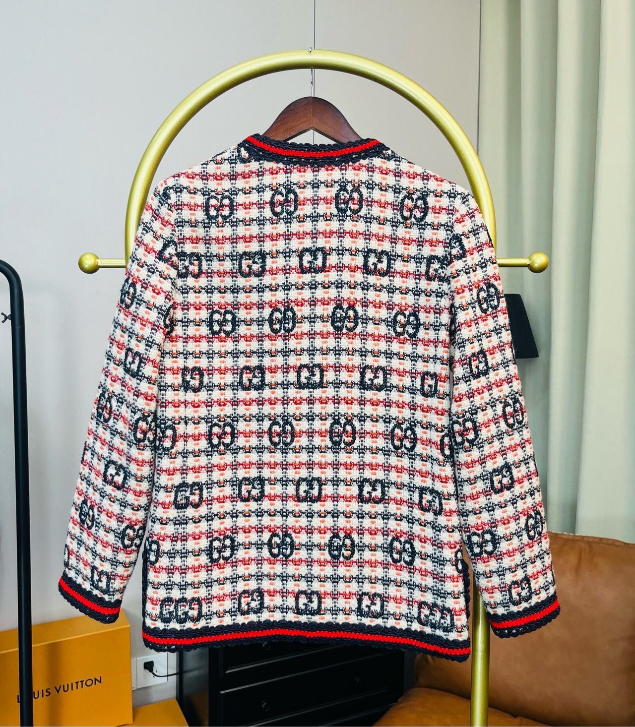 Gucci Gucci Size 38 Woven fragrant style full-print coat 2501-Nex Size US XXS / EU 40 - 2 Thumbnail