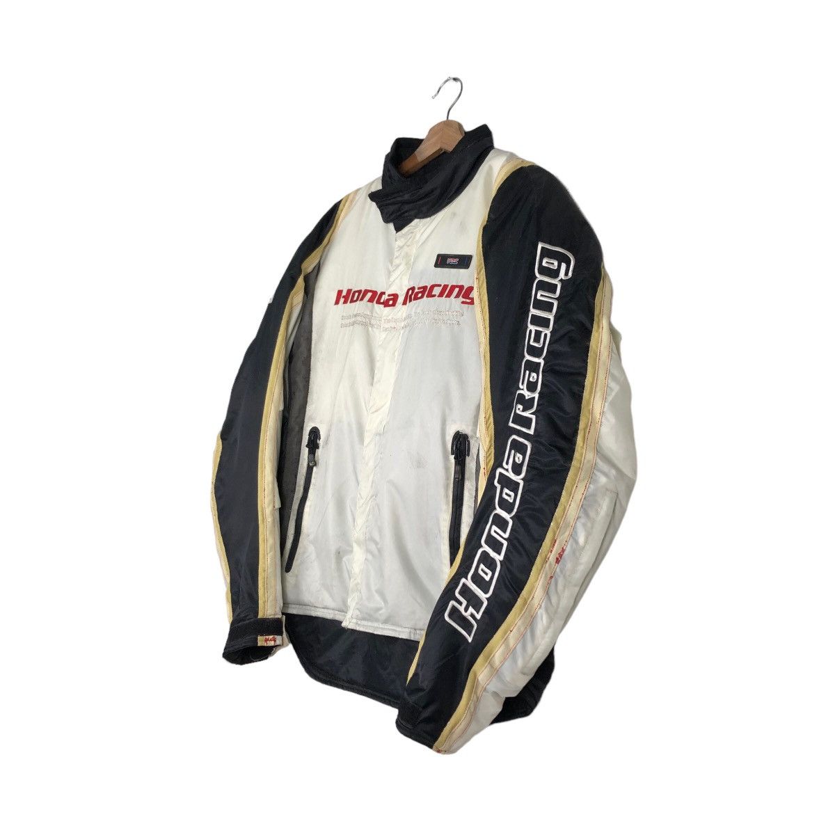 Japanese Brand 🔥Vintage HRC Honda Racing Bomber Biker Jacket Big Logo Size US L / EU 52-54 / 3 - 2 Thumbnail