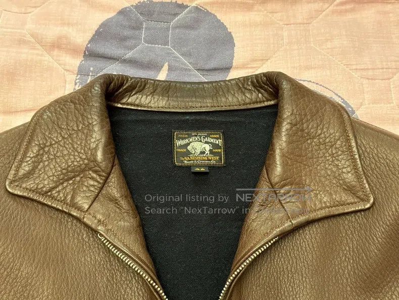 Freewheelers freewheelers size 40 Brown and Chocolate Deer Leather Jack Size US L / EU 52-54 / 3 - 5 Thumbnail