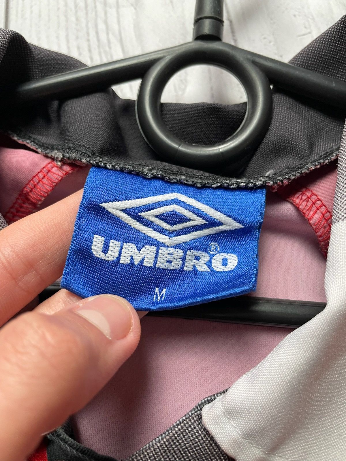 Umbro Vintage Manchester United Umbro polo retro jersey rare M Size US M / EU 48-50 / 2 - 7 Thumbnail