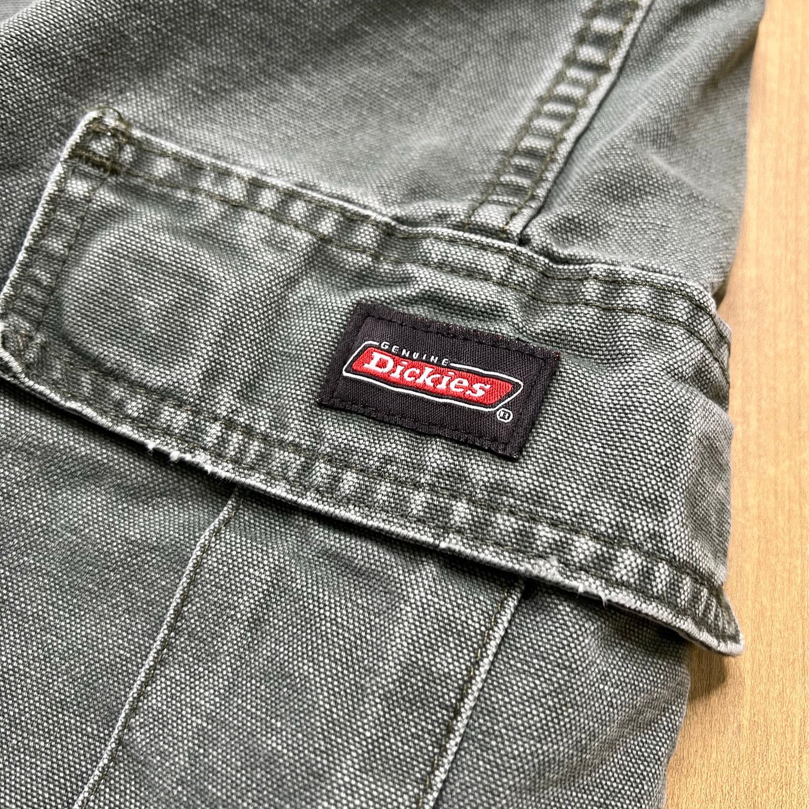 Dickies Vintage Dickies Cargo Shorts Sz 40 Relaxed Fit Green Y2K Size US 40 / EU 56 - 3 Thumbnail