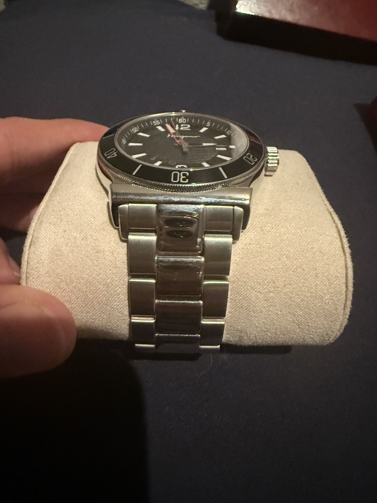Salvatore Ferragamo Salvatore Ferragamo Stainless Steel Black/Red Watch Size ONE SIZE - 4 Thumbnail