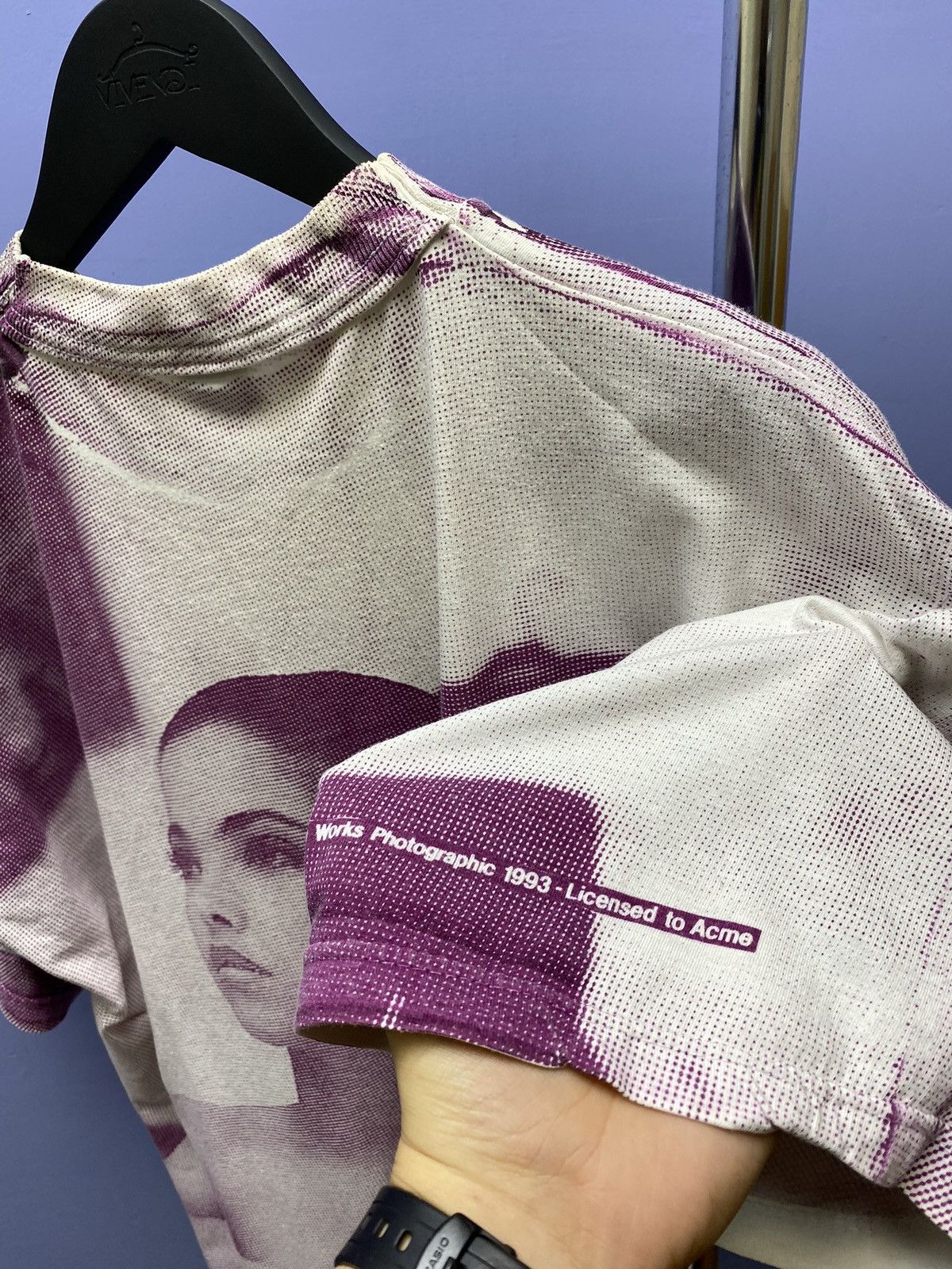 Band Tees Vintage 1993 Sierra Teez Girl Portrait Allover Print Tee Size US XL / EU 56 / 4 - 19 Thumbnail