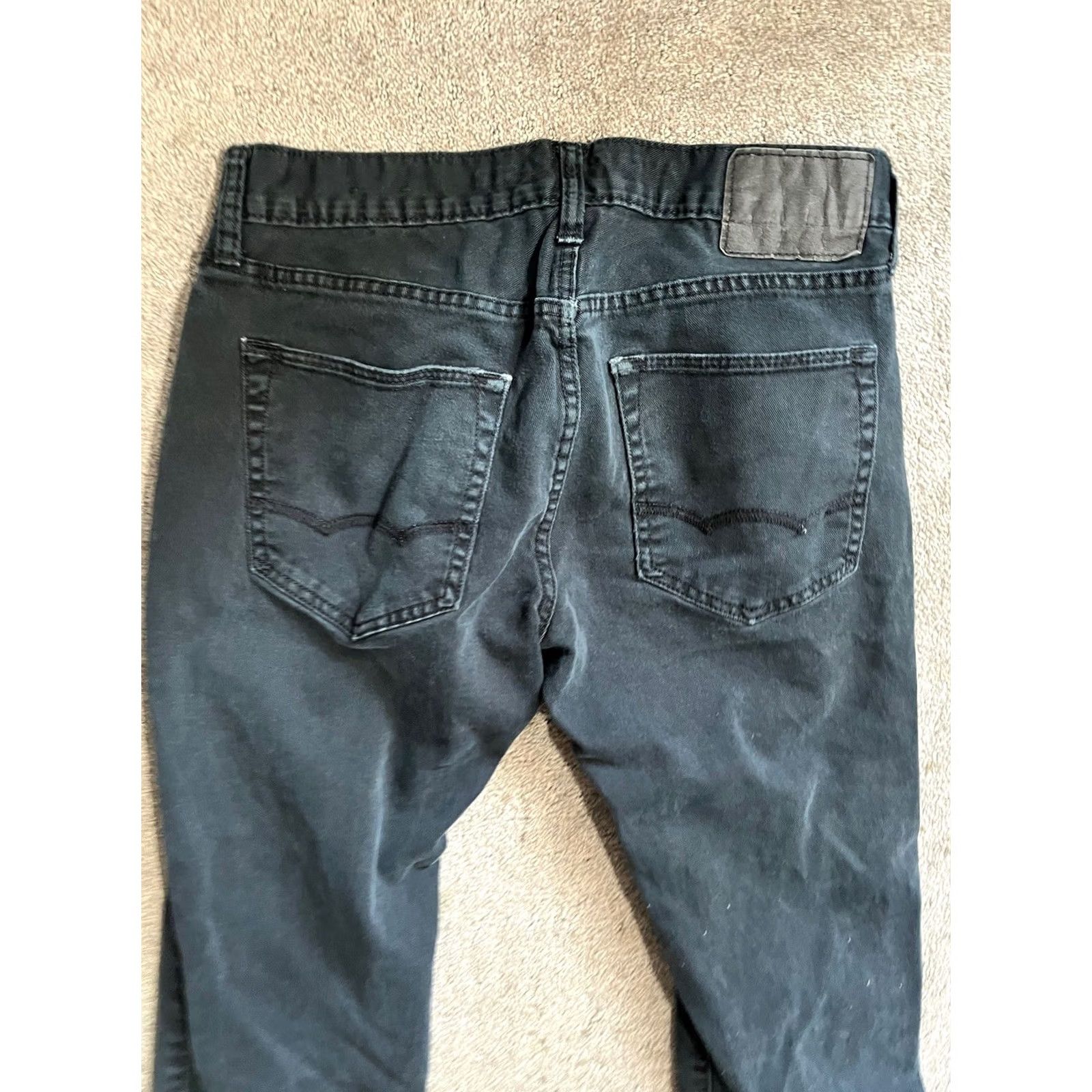 American Eagle Outfitters Mens American Eagle Jeans Slim Straight Black 28 x 30 Size 28 Slim Regular Inseam 30 Mens Jeans Black Straight Slim Core Flex Size US 28 / EU 44 - 2 Thumbnail