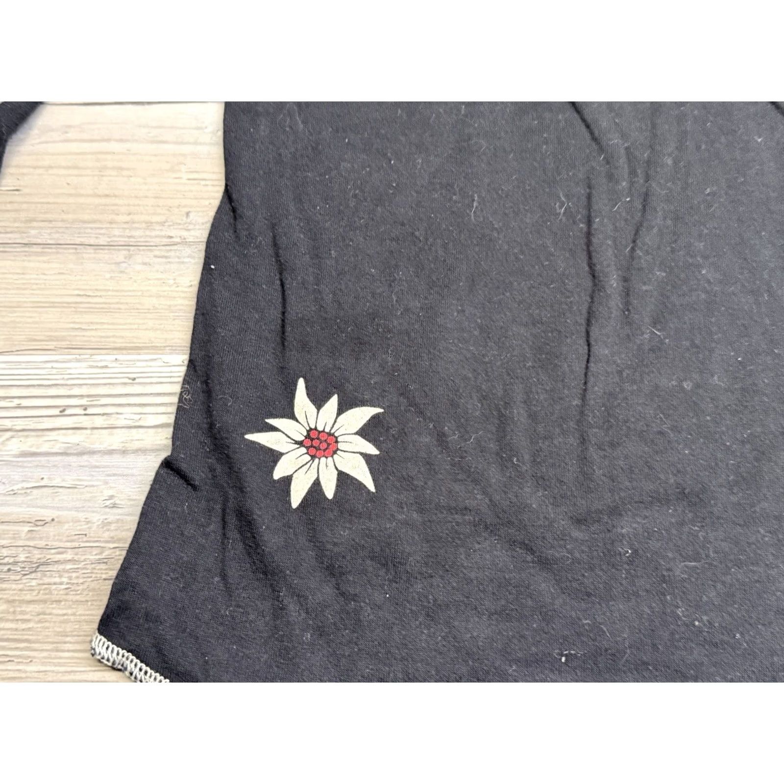 Vintage Alp-n-Rock Women's Embroidered Long Sleeve Shirt Apres Ski Patch Black Size S Express Mens Womens Girls Size S / US 4 / IT 40 - 3 Thumbnail