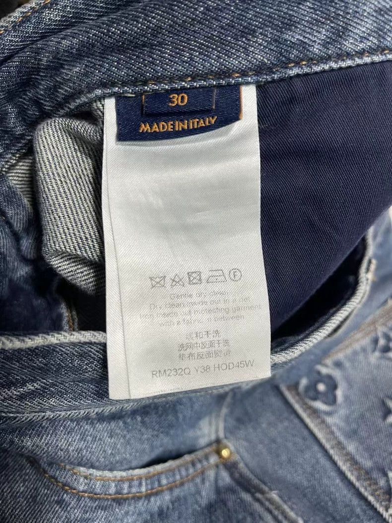 Louis Vuitton Louis Vuitton Blue Denim Lumber Pants-2507 Size US 30 / EU 46 - 7 Thumbnail