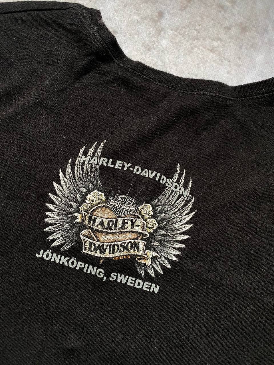 Harley Davidson × Vintage Vintage Harley Davidson Motor Cycles T Shirt Y2K Size M / US 6-8 / IT 42-44 - 3 Thumbnail