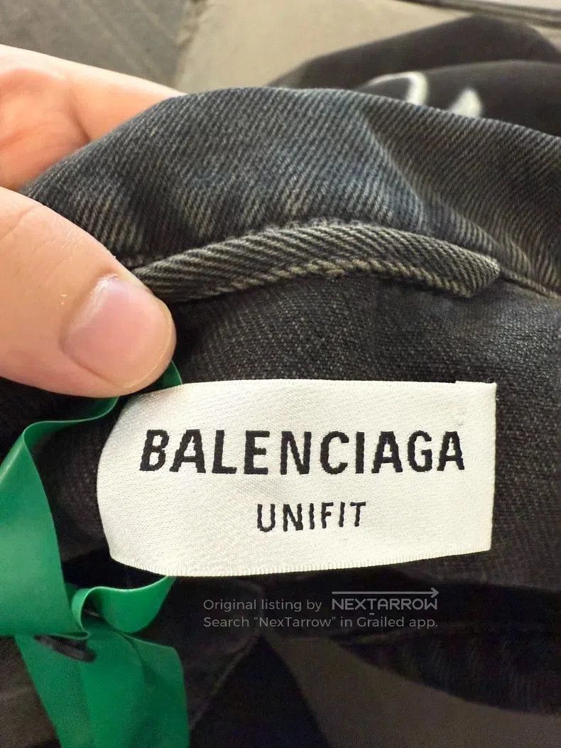 Other Balenciaga BB Graffiti Luminous Logo Denim Jacket. Size US S / EU 44-46 / 1 - 3 Thumbnail