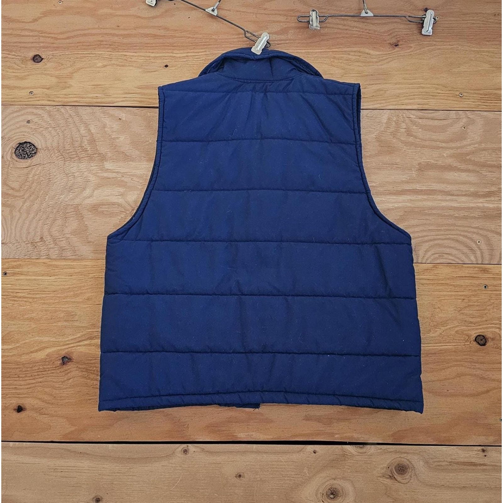 Other Tom Cat Blue Puffer Vest Made in USA Sz L Flat Look 1970s Size US L / EU 52-54 / 3 - 2 Thumbnail