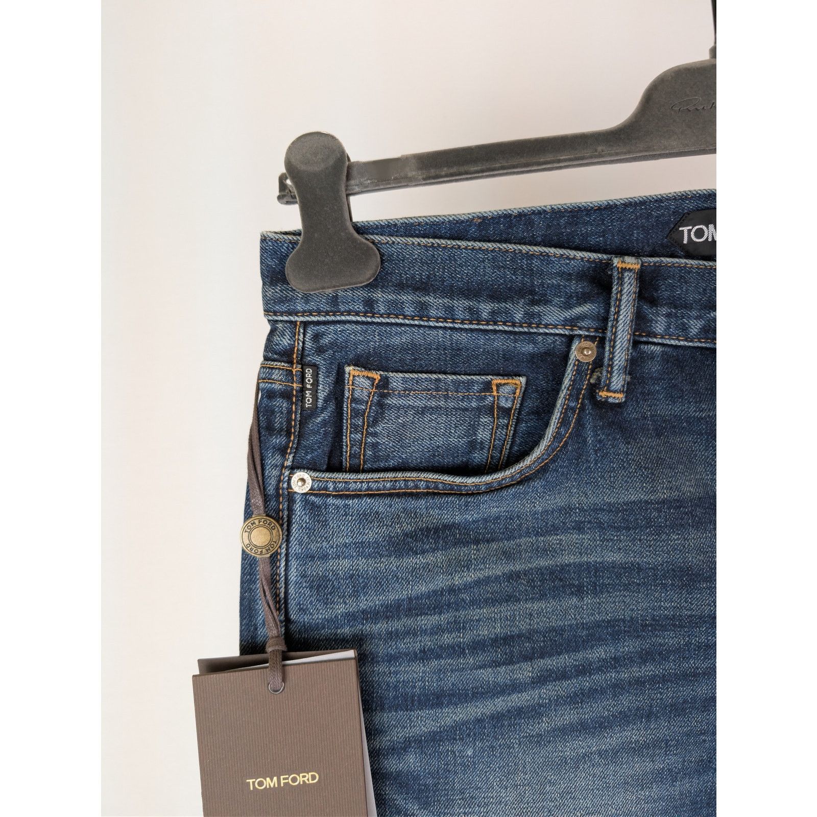 Tom Ford o1rshd1 Slim Jeans in Navy Size US 34 / EU 50 - 6 Thumbnail