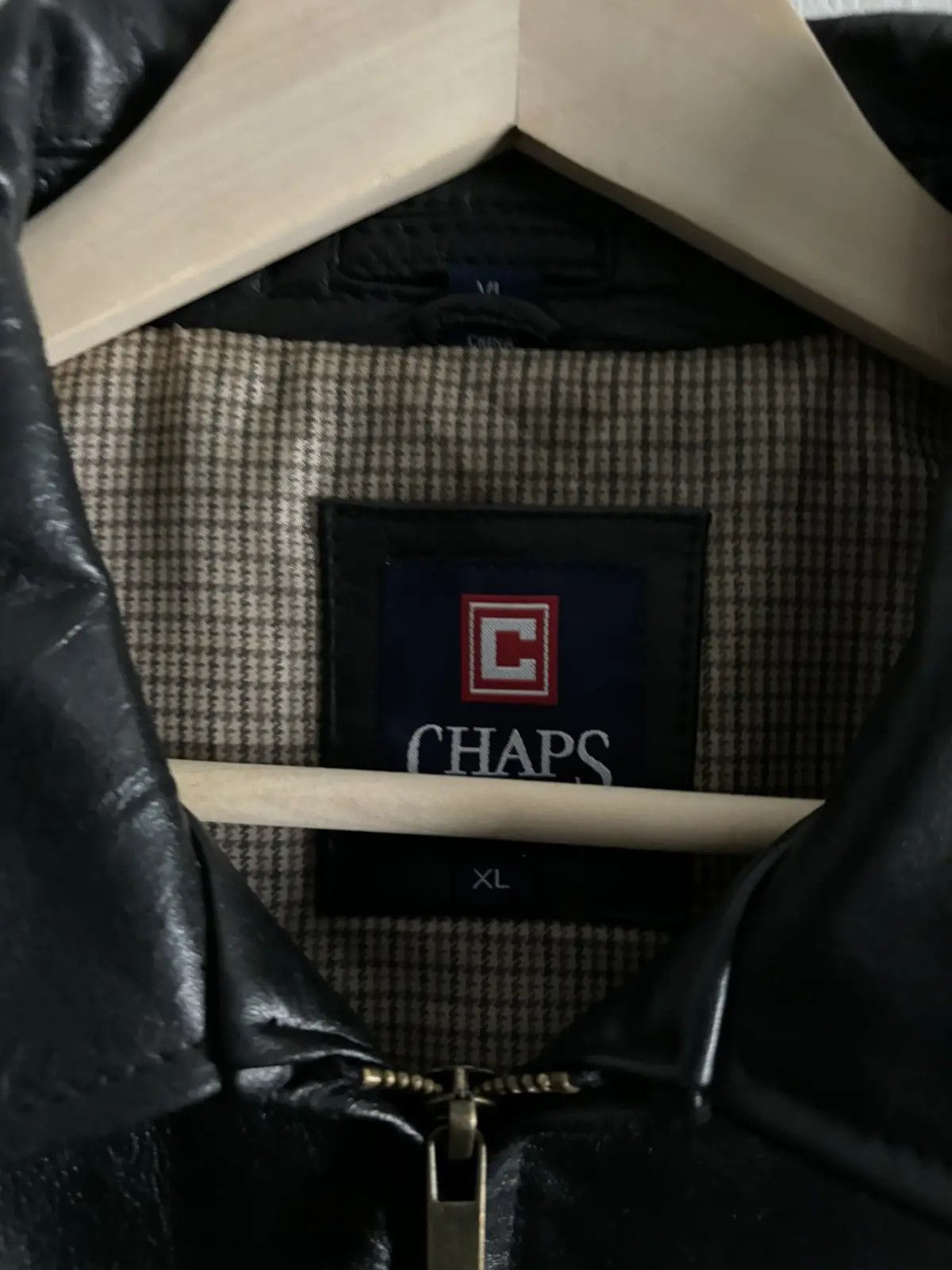 Chaps Ralph Lauren Vintage Leather Chaps Jacket Size US XL / EU 56 / 4 - 2 Thumbnail