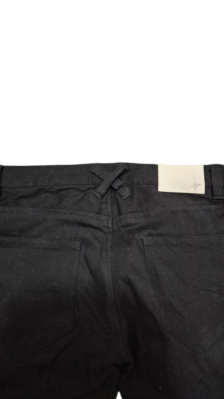 Le Grande Bleu (L.G.B.) × NO ID × Yasuyuki Ishii No id black bondage pants Size US 30 / EU 46 - 9 Thumbnail