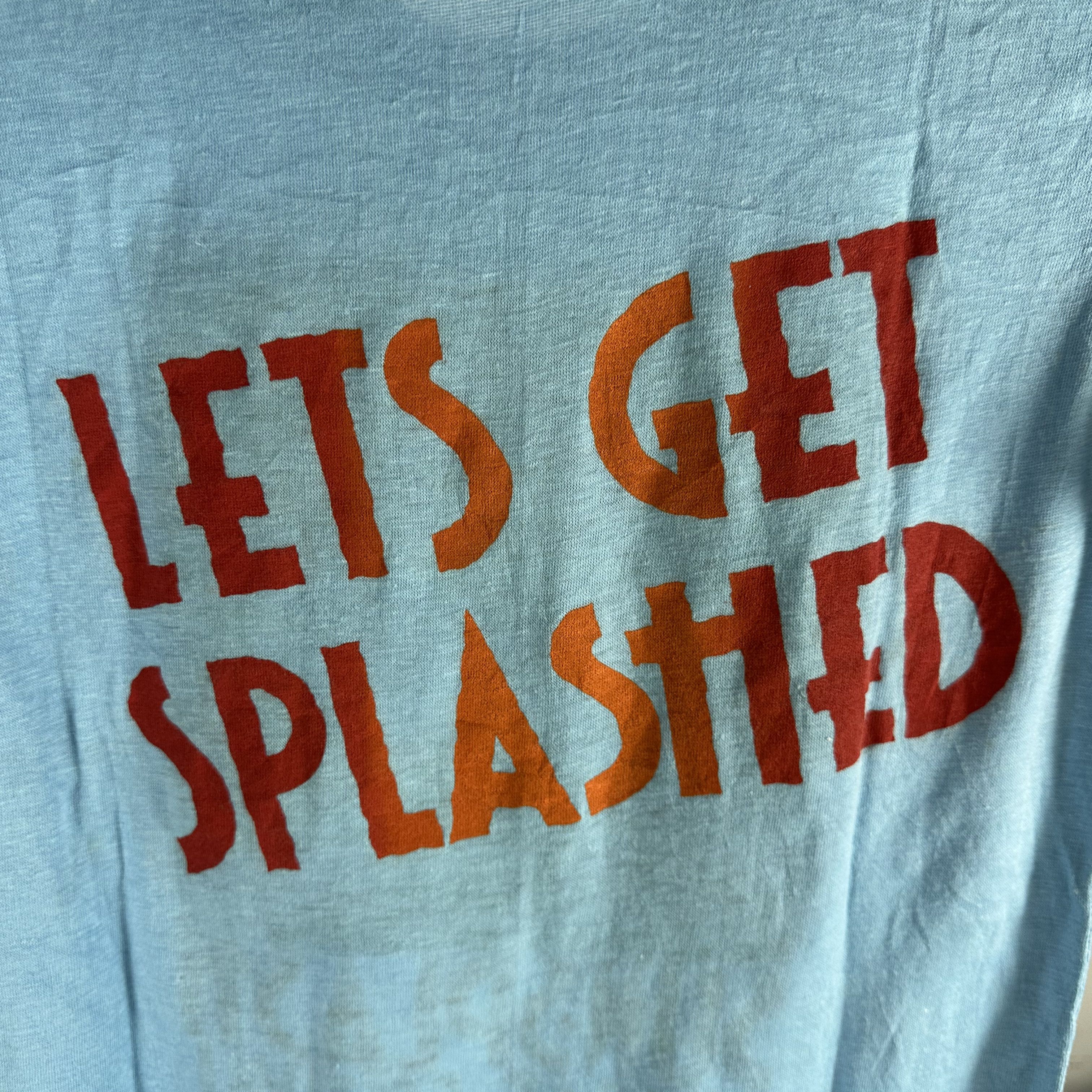Vintage 1982 Sunsplash Reggae Festival Lets Get Splashed T-shirt Size US XS / EU 42 / 0 - 4 Thumbnail
