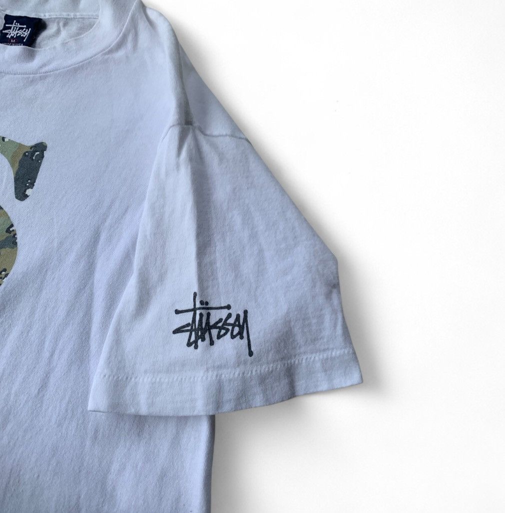 Stussy Vintage Stussy camo logo tshirt Size US M / EU 48-50 / 2 - 2 Thumbnail