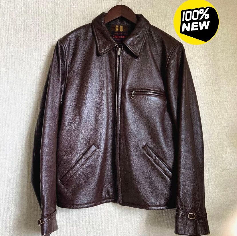 DELUXE Nagoya 1930s Handmade Cowhide Jacket Size US XXS / EU 40 - 1 Thumbnail