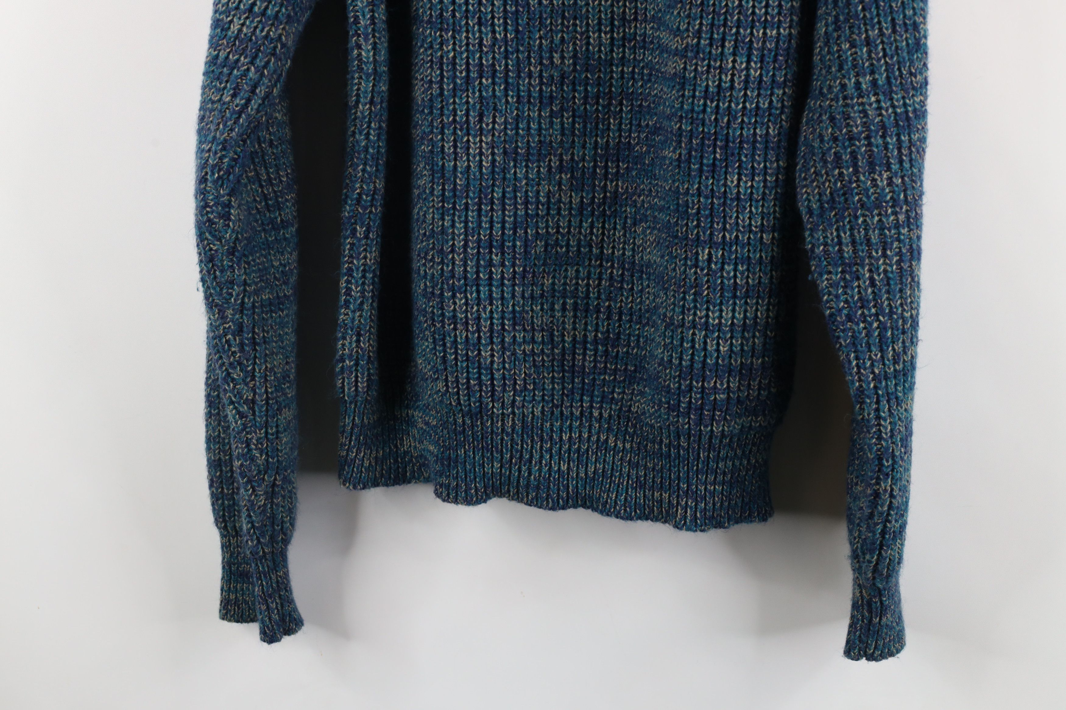 Vintage Vintage 90s Streetwear Chunky Ribbed Knit Crewneck Sweater Size US L / EU 52-54 / 3 - 7 Thumbnail