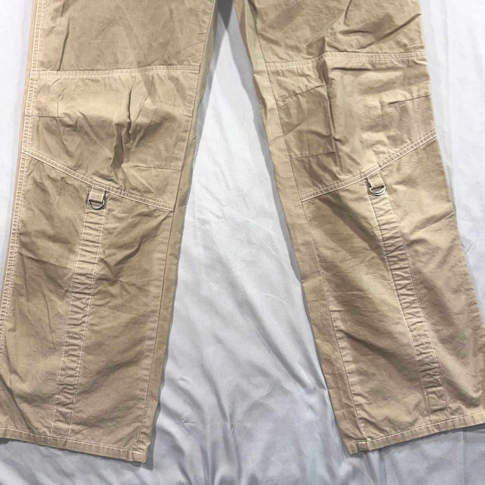 Prana Prana Women’s Cargo Pants Tan Medium Adjustable Waist Outdoor Straight Leg Size 32" / US 10 / IT 46 - 7 Thumbnail
