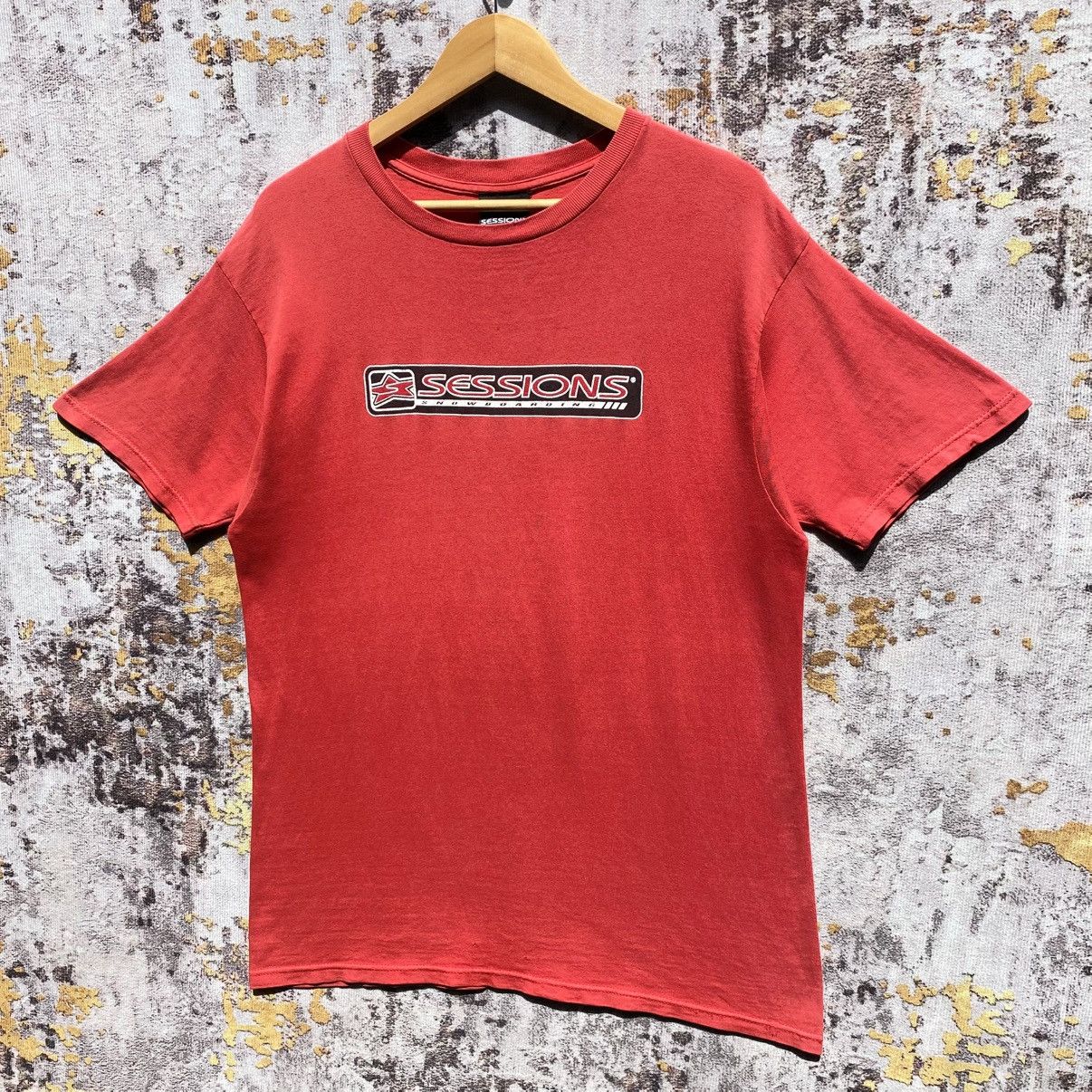 Vintage Sessions Snowboards Shirt Sessions Surf Skate Brand