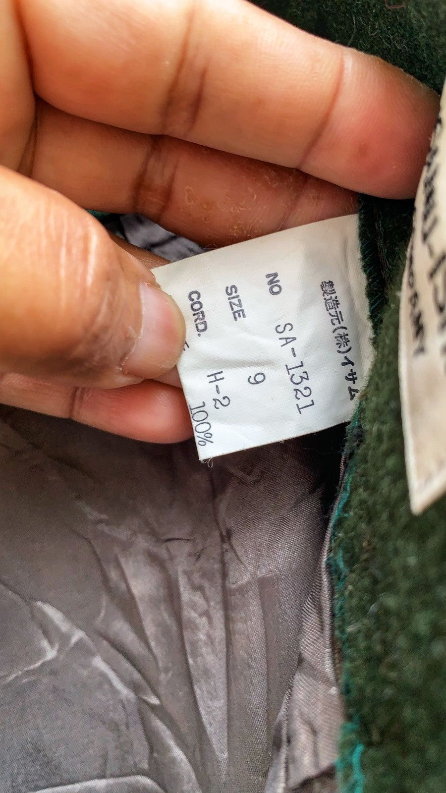 Japanese Brand Vintage ISAMU-ISHII Company Wool Short Pant Size 25" / US 0 / IT 36 - 7 Thumbnail