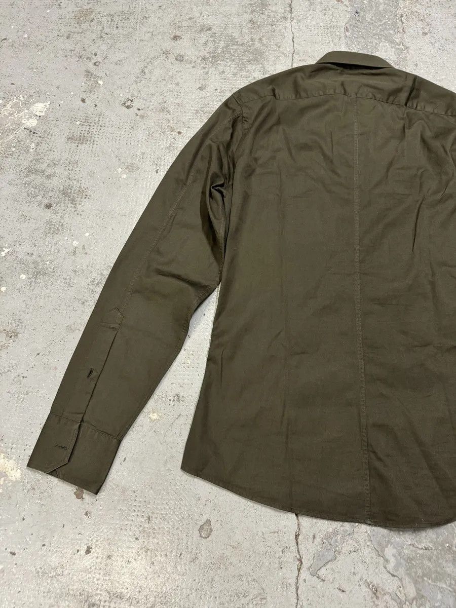 Gucci Gucci Khaki Green Military Shirt Size US M / EU 48-50 / 2 - 9 Thumbnail