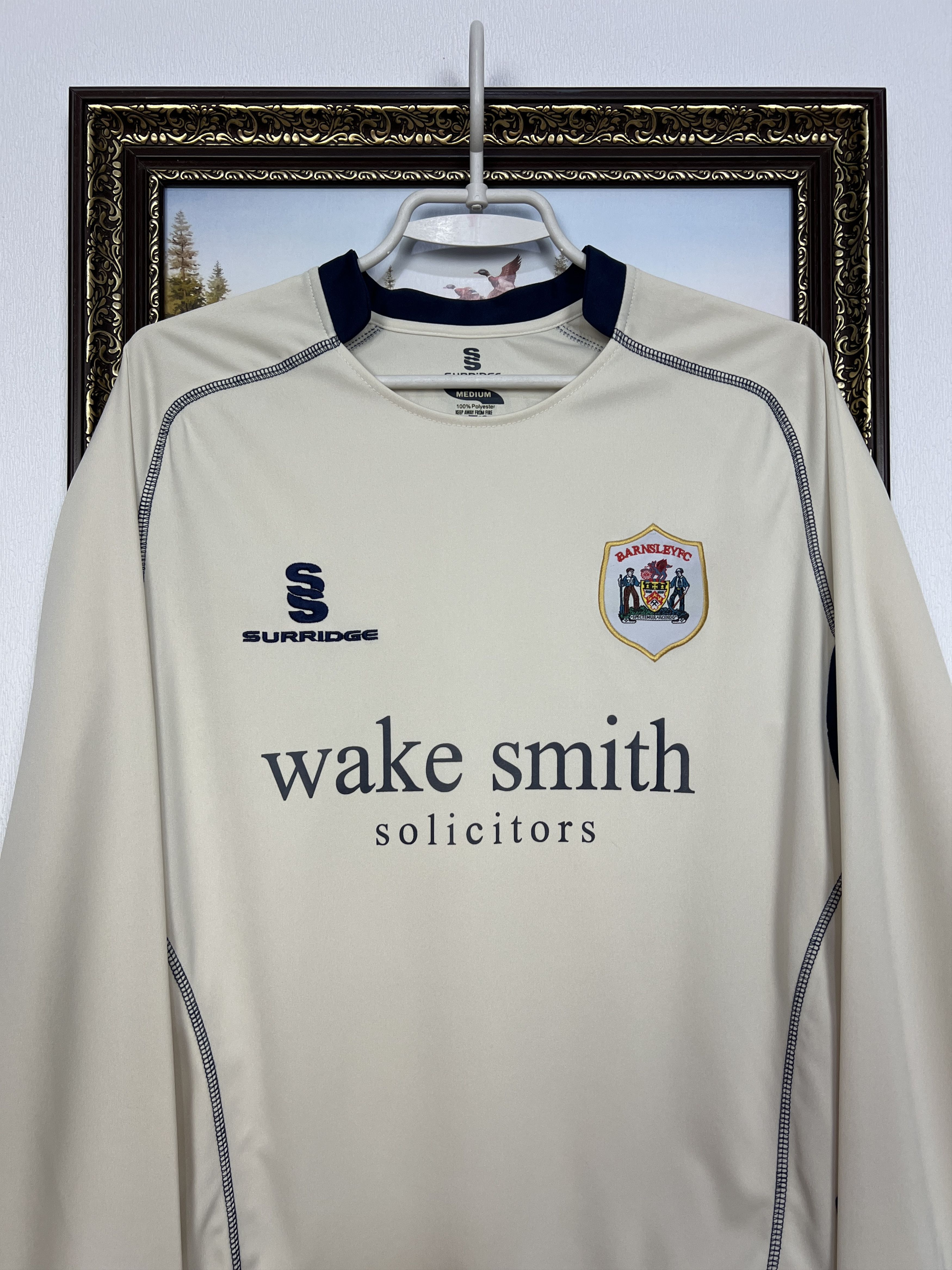 Vintage Barnsley football shirt Soccer Long Sleeve Jersey Trikot Size US S / EU 44-46 / 1 - 2 Thumbnail