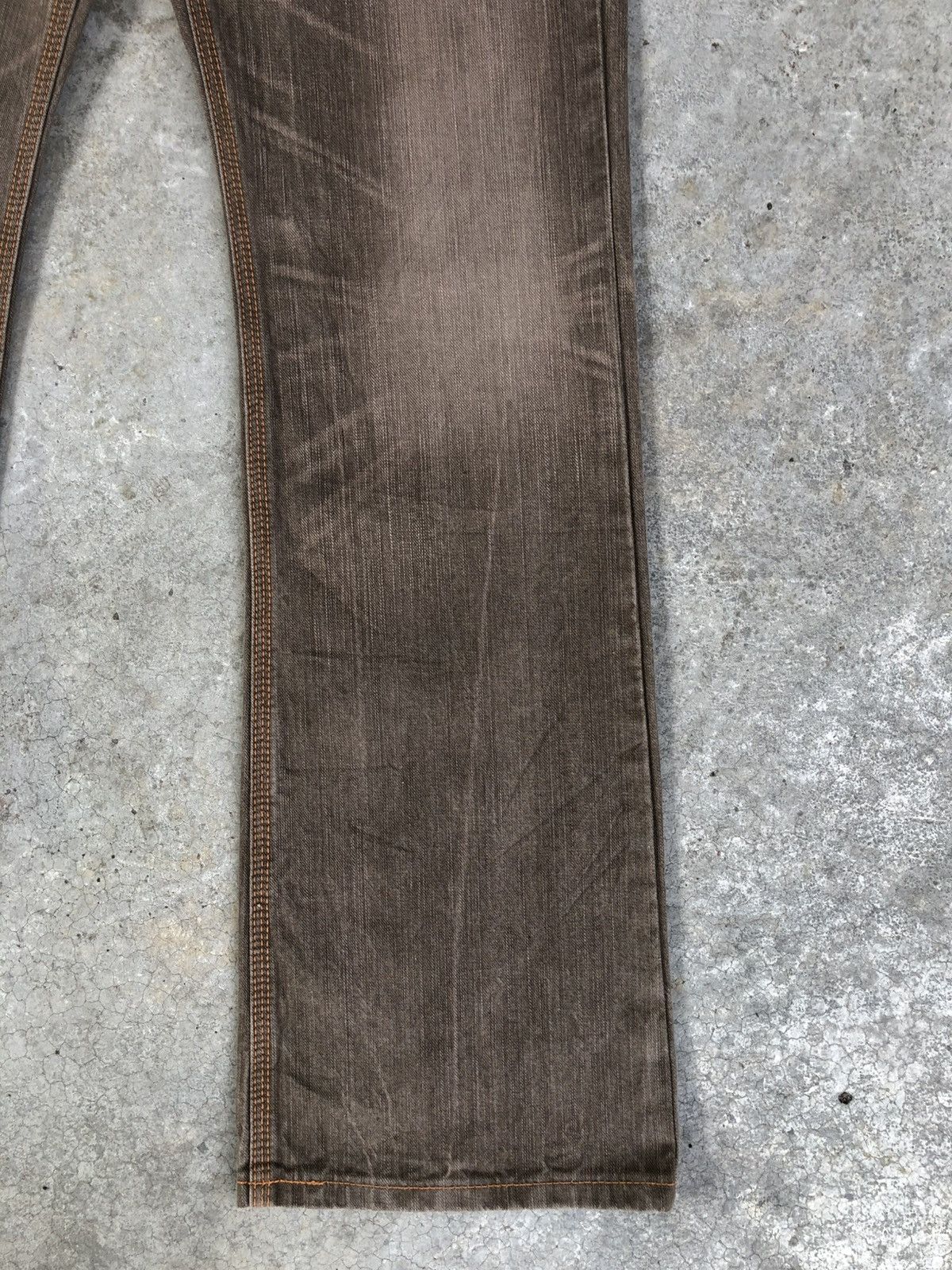 If Six Was Nine Japanese Edwin Exclusive Flared Jeans Distressed Bootcut Size US 31 - 7 Thumbnail