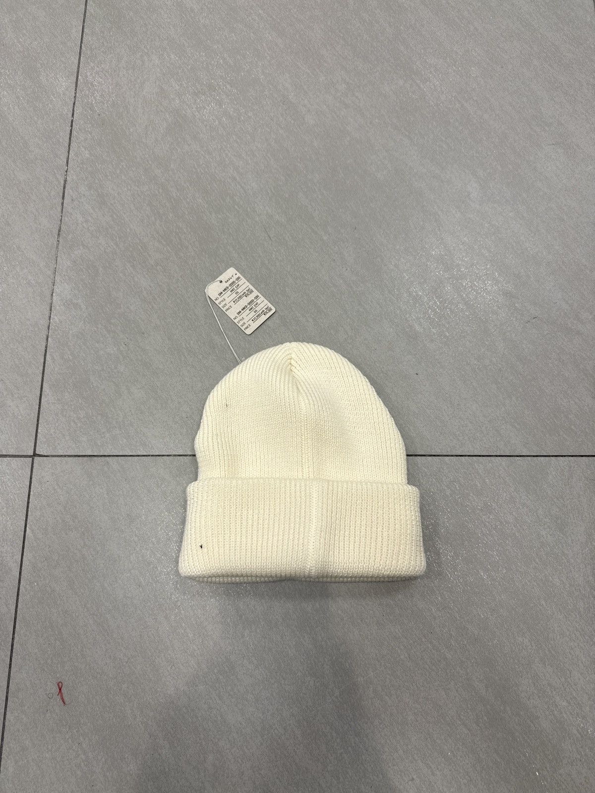 Saint Michael Saint Michael Logo Beanie Cream SS26 Size ONE SIZE - 2 Thumbnail
