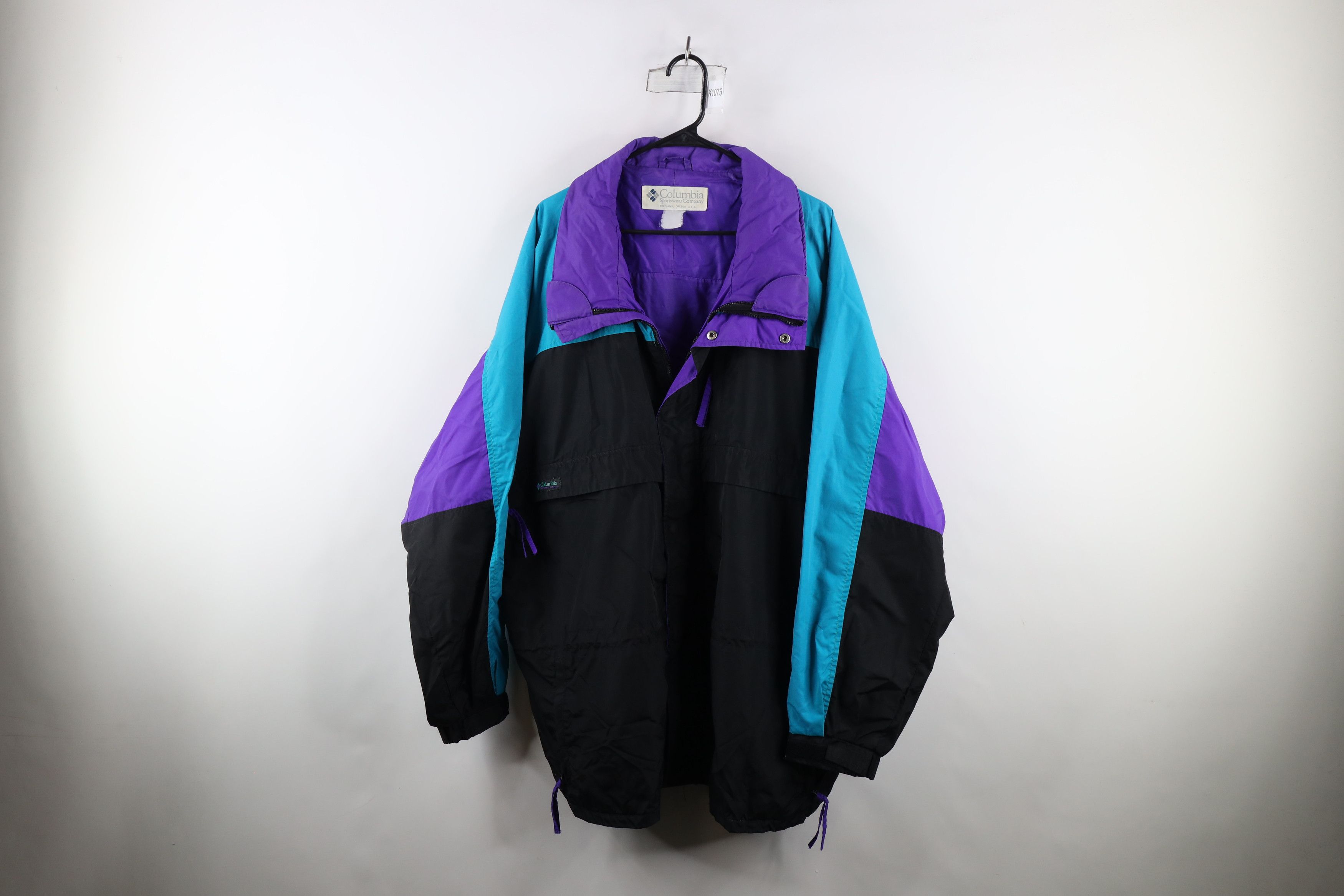 Columbia × Vintage Vintage 90s Columbia Reversible Full Zip Bomber Jacket Size US XXL / EU 58 / 5 - 17 Thumbnail